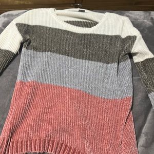 multi-colored sweater
